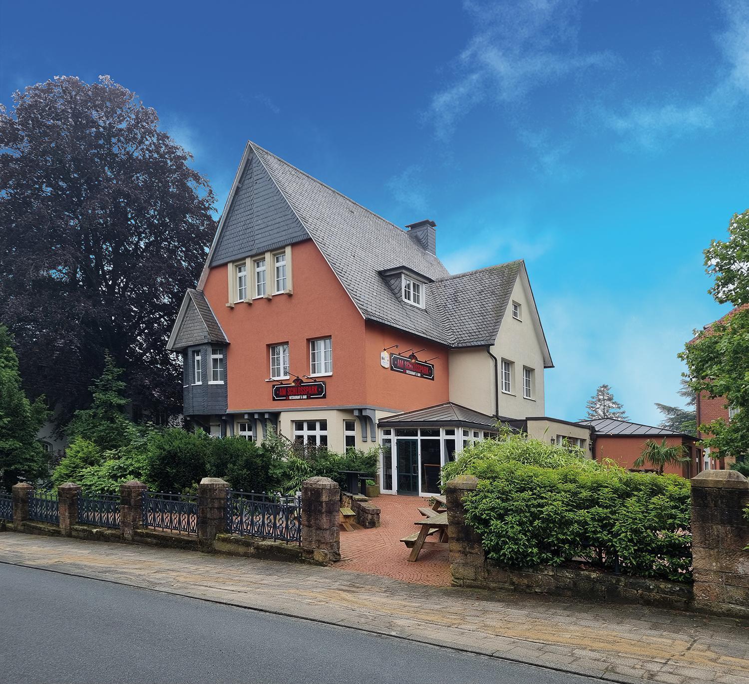 Hotel Am Schlosspark Bad Bentheim Exterior foto